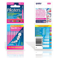 Piksters Interdental Toothbrushes - Size 00 Pink (10 brushes per pack) Piksters Interdental Toothbrushes - Size 00 Pink (10 brushes per pack)