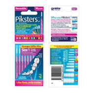 Piksters Interdental Toothbrushes - Size 1 Purple (10 brushes per pack) Piksters Interdental Toothbrushes - Size 1 Purple (10 brushes per pack)