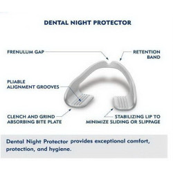 Plackers Grind No More Dental Nights Protectors 10 Count Plackers Grind No More Dental Nights Protectors 10 Count