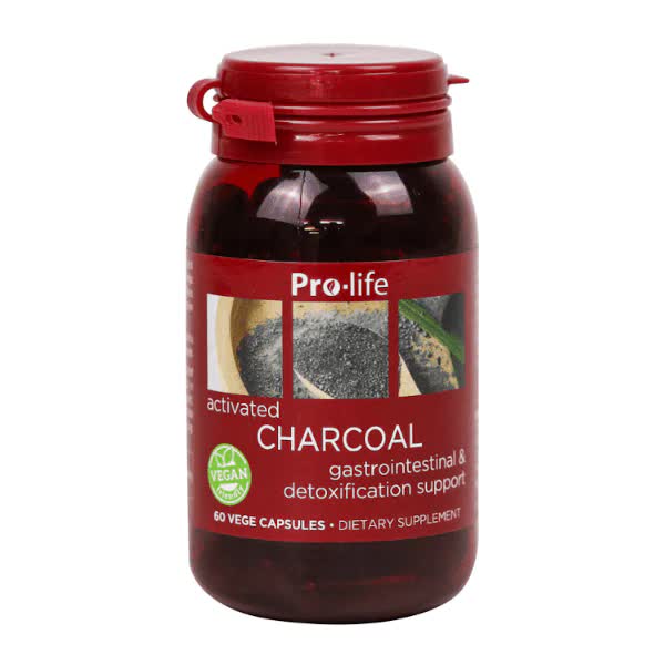 Pro Life Activated Charcoal 230mg 60 Capsules