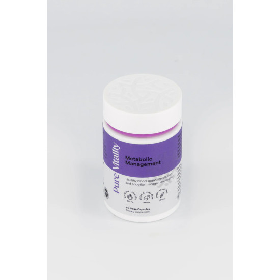 Pure Vitality Metabolic Management 60 Capsules - Natural Weight Loss Pills that work