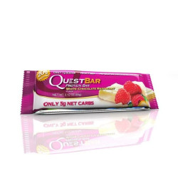 Quest Protein Bar (Single) - White Chocolate Raspberry Quest Protein Bar (Single) - White Chocolate Raspberry