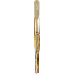QVS Slant Tip Tweezers Gold QVS Slant Tip Tweezers Gold