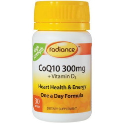 Radiance CoQ10 300mg 30 Softgels Radiance CoQ10 300mg 30 Softgels