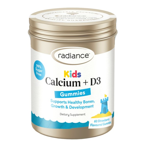 Radiance Kids Gummies Calcium + D3 60