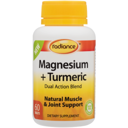 Radiance Magnesium + Turmeric 60 Tablets Radiance Magnesium + Turmeric 60 Tablets
