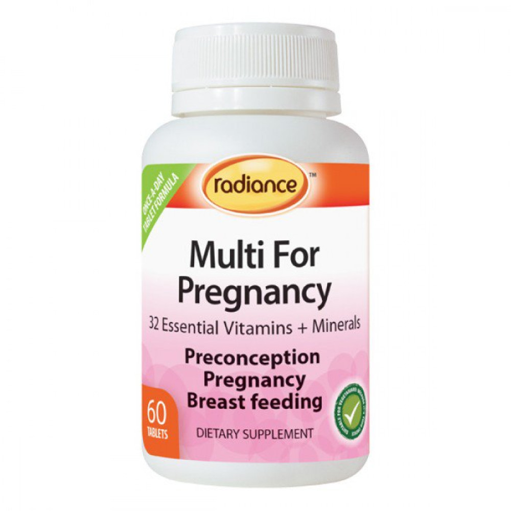 PreConception Radiance Multi For Pregnancy 60 Tablets