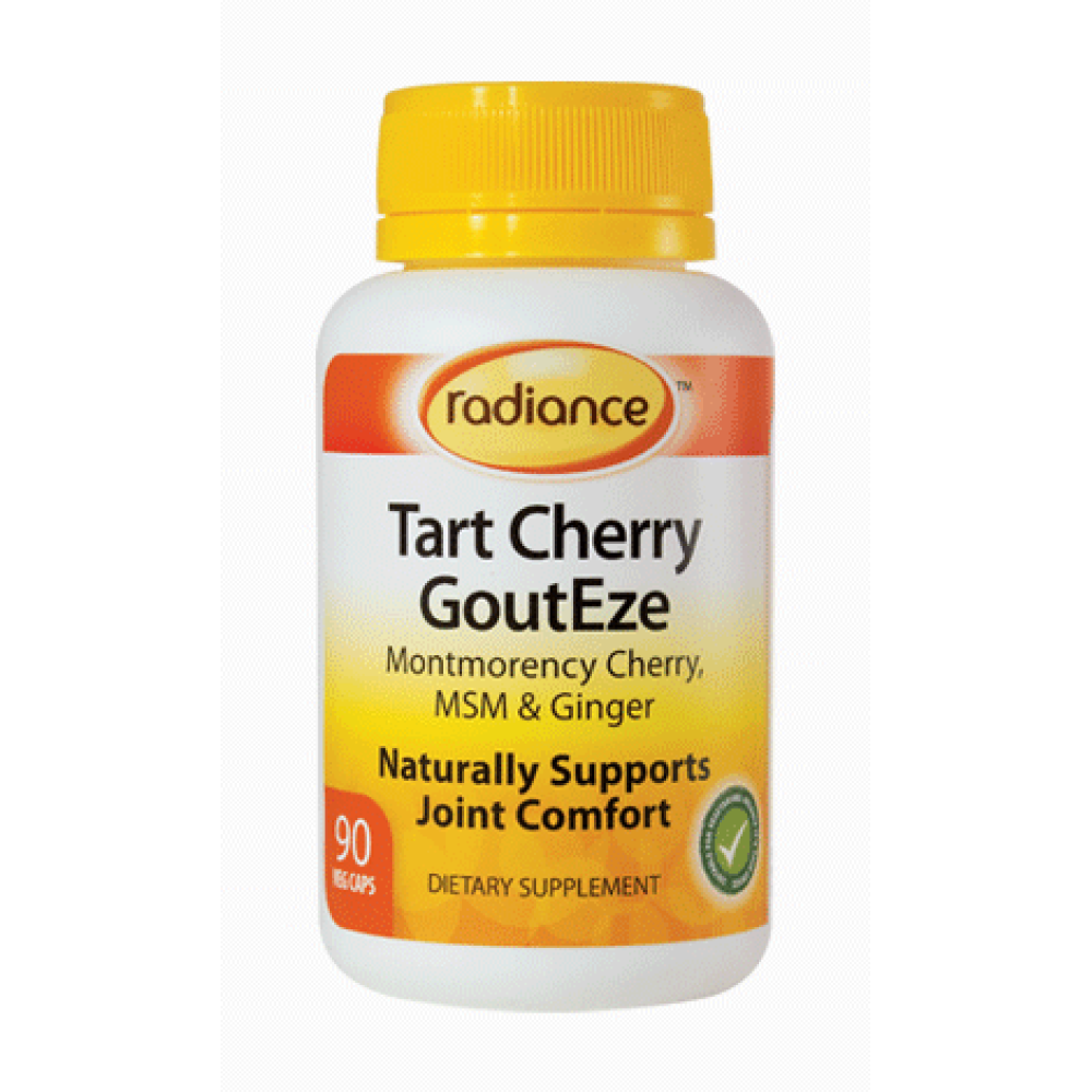 Radiance Tart Cherry GoutEze 90 Capsules HealthPorter