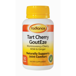 Radiance Tart Cherry GoutEze 90 Capsules Radiance Tart Cherry GoutEze 90 Capsules
