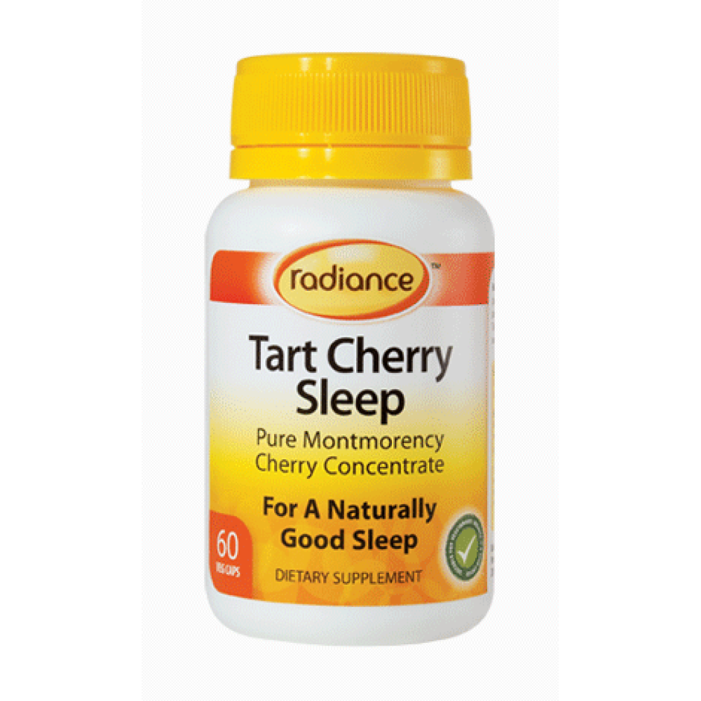 Radiance Tart Cherry Sleep 60 VegeCaps HealthPorter