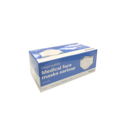 Reynard Medical Face Masks Ear Loop Disposable 3 PLY ASTM Level 2 Masks 50 Pieces Reynard Medical Face Masks Ear Loop Disposable 3 PLY ASTM Level 2 Masks 50 Pieces