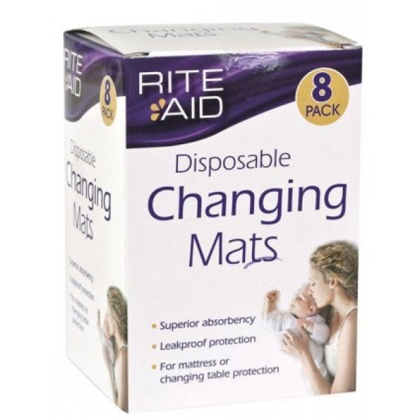 Rite Aid Disposable Changing Mats 6 Pack