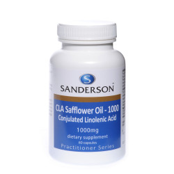 Sanderson CLA Safflower 1000mg 60 Capsules Sanderson CLA Safflower 1000mg 60 Capsules