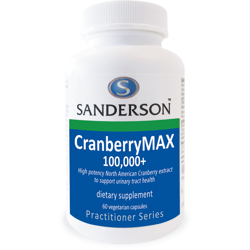 Cranberrymax 100 000 60 Capsules Sanderson Healthporter