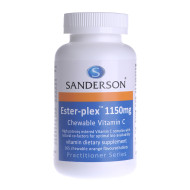 Sanderson Ester-Plex Vitamin C 1150mg Chewable Orange Flavour 165 Tablets