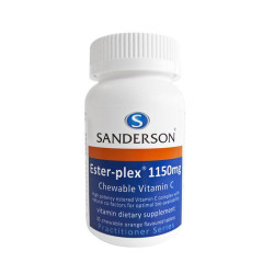 Sanderson Ester-Plex Vitamin C 1150mg Chewable Orange Flavour 35 Tablets Sanderson Ester-Plex Vitamin C 1150mg Chewable Orange Flavour 35 Tablets