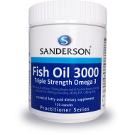 Sanderson Fish Oil 3000mg Odourless 150 Capsules Sanderson Fish Oil 3000mg Odourless 150 Capsules