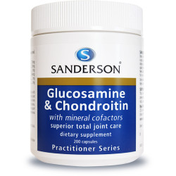 Sanderson Glucosamine & Chondroitin with Co-Factors 200 Capsules Sanderson Glucosamine & Chondroitin with Co-Factors 200 Capsules