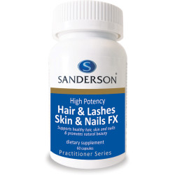 Sanderson Hair & lashes, skin & nails FX 60 Capsules Sanderson Hair & lashes, skin & nails FX 60 Capsules