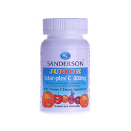Sanderson Junior Ester-plex C 300mg Orange Chewable 110 Tablets Sanderson Junior Ester-plex C 300mg Orange Chewable 110 Tablets
