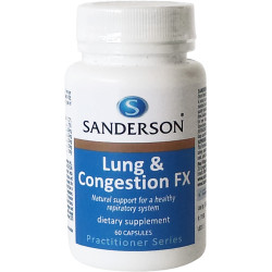 Sanderson Lung & Congestion FX 60 Capsules Sanderson Lung & Congestion FX 60 Capsules