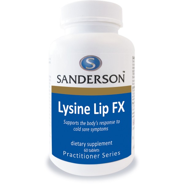 Sanderson Lysine Lip FX 60 Tablets