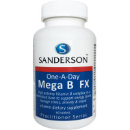 Sanderson Mega B FX Vitamin B Complex One-A-Day 60 Tablets Sanderson Mega B FX Vitamin B Complex One-A-Day 60 Tablets