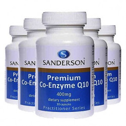 Sanderson Premium Co-Enzyme Q10 400mg 30 Capsules Sanderson Premium Co-Enzyme Q10 400mg 30 Capsules