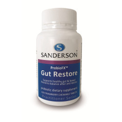Sanderson ProbioFX Gut Restore Strawberry Chewable 100 Tablets Sanderson ProbioFX Gut Restore Strawberry Chewable 100 Tablets
