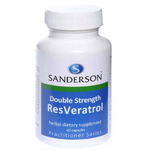 Sanderson Resveratrol Double Strength 450mg 60 Capsules