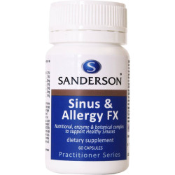 Sanderson Sinus & Allergy FX 60 Capsules Sanderson Sinus & Allergy FX 60 Capsules