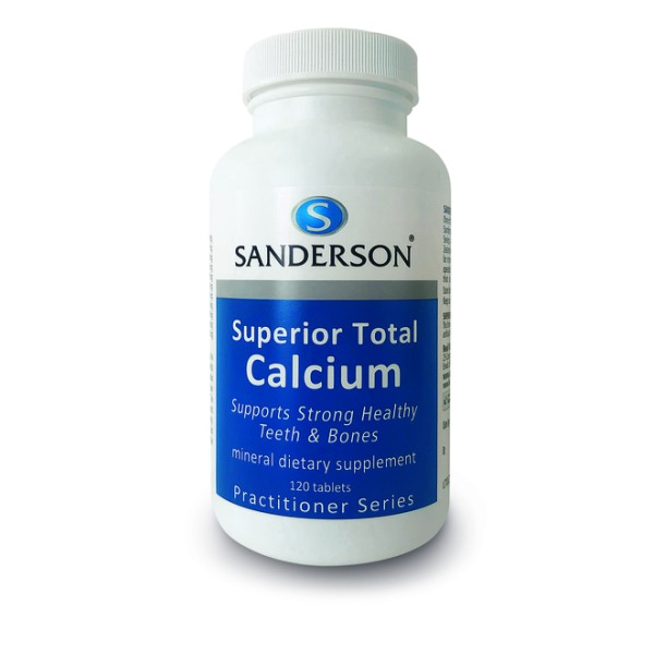 Sanderson Superior Total Calcium 120 Tablets