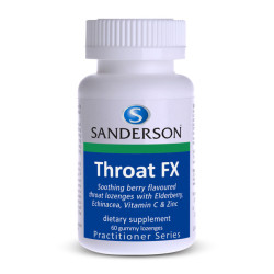 Sanderson Throat FX 60 Gummy Lozenges Sanderson Throat FX 60 Gummy Lozenges