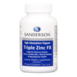 Sanderson Triple Zinc FX 100 Tablets Sanderson Triple Zinc FX 100 Tablets