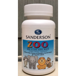 Sanderson Zoo Kids Multi Chewable Assorted Flavours 90 Tablets Sanderson Zoo Kids Multi Chewable Assorted Flavours 90 Tablets