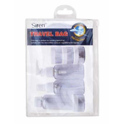 Siren Travel Bag Clear 20cm Siren Travel Bag Clear 20cm