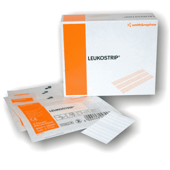 Smith & Nephew Leukostrip Closures 6.4mmx7.6mm 50 Per Box Smith & Nephew Leukostrip Closures 6.4mmx7.6mm 50 Per Box