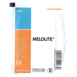 Smith & Nephew Melolite Dressing 5cmx7.5cm Single Smith & Nephew Melolite Dressing 5cmx7.5cm Single