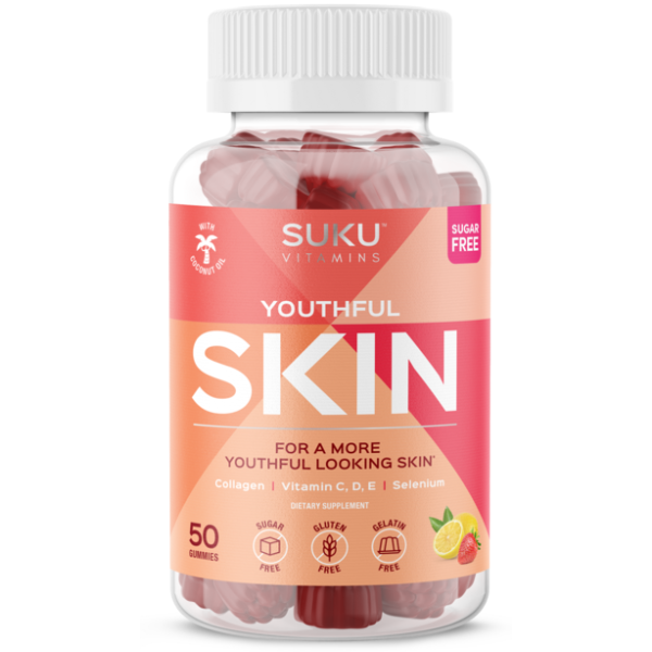 SUKU Vitamins Youthful Skin Gummies 50s