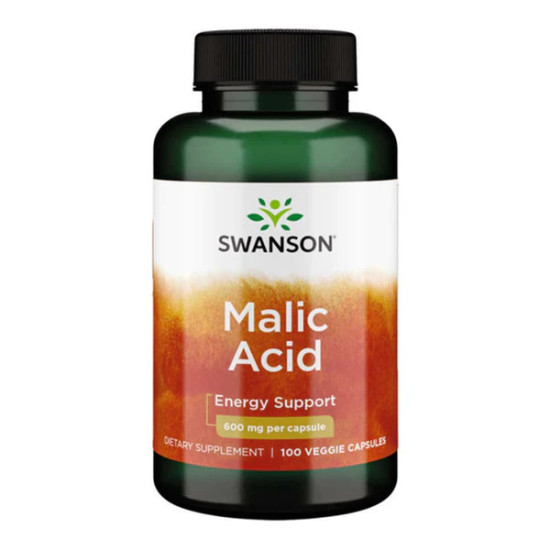 Swanson Malic Acid 600mg 100 Capsules