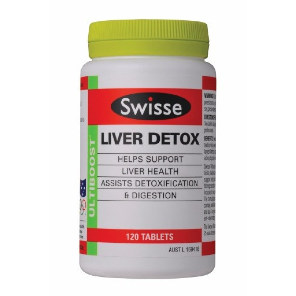 Swisse Liver Detox 120 Tablets HealthPorter