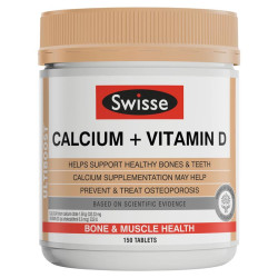 Swisse Ultiboost Calcium + Vitamin D 150 Tablets Swisse Ultiboost Calcium + Vitamin D 150 Tablets