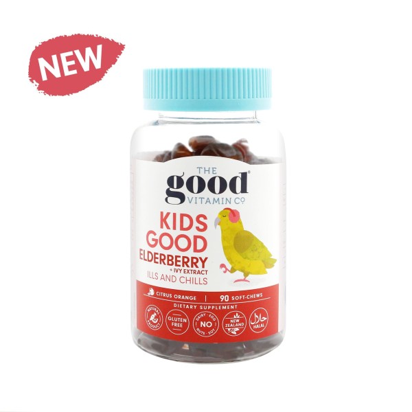 The Good Vitamin Co Kids Good Elderberry 90 Soft Chews