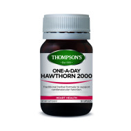 Thompson's Hawthorn 2000mg One A Day 30 Capsules
