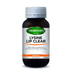 Thompson's Lysine Lip Clear 60 Tablets Thompson's Lysine Lip Clear 60 Tablets