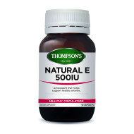 Thompson's Natural Vitamin E Complex 500IU 50 Capsules Thompson's Natural Vitamin E Complex 500IU 50 Capsules
