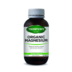 Thompson's Organic Magnesium 120 Tablets  Thompson's Organic Magnesium 120 Tablets