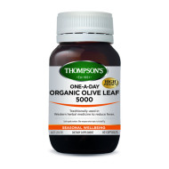 Thompson's Organic Olive Leaf 5000 One A Day 60 Capsules Thompson's Organic Olive Leaf 5000 One A Day 60 Capsules