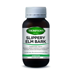 Thompson's Slippery Elm Bark Chewable 60 Tablets  Thompson's Slippery Elm Bark Chewable 60 Tablets