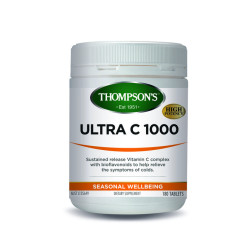 Thompson's Ultra C 1000mg 180 Tablets  Thompson's Ultra C 1000mg 180 Tablets